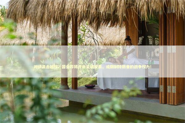 对伊袭击越权？国会即将开启关键投票，或限制特朗普的战争权力！