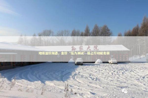 地缘溢价渐退，金价“压力测试”后上行动能走弱