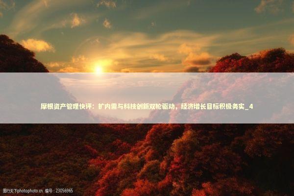 摩根资产管理快评：扩内需与科技创新双轮驱动，经济增长目标积极务实_4